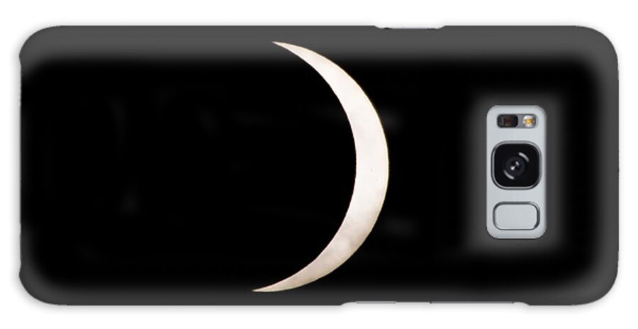 Astro Galaxy Case featuring the photograph Partial Soalr Eclipse Over South Carolina Usa #1 by Alex Grichenko