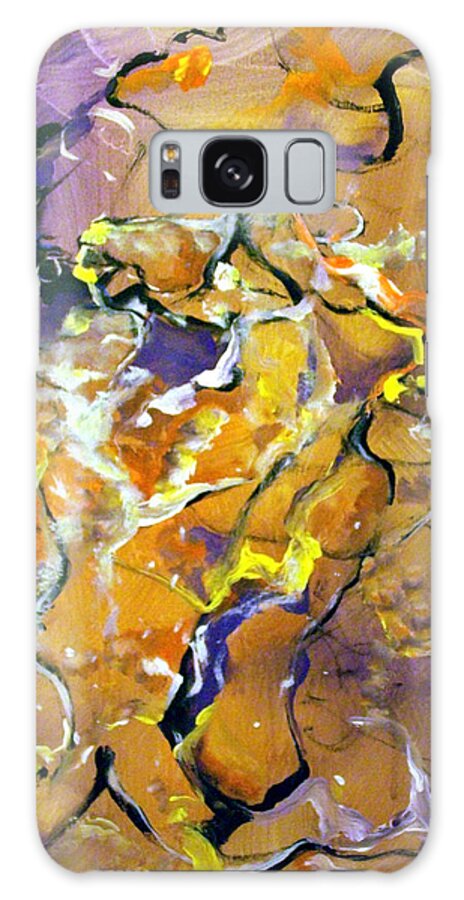  Galaxy Case featuring the painting Praise Dance #1 by Raymond Doward