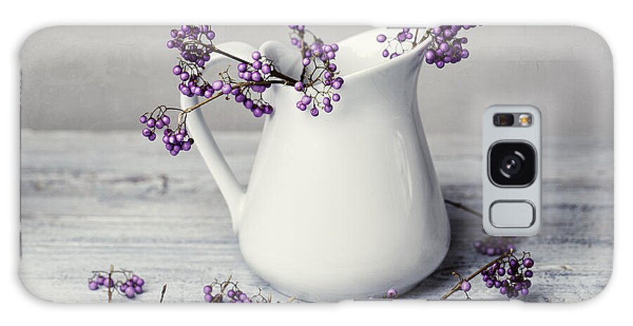Purple Galaxy Case featuring the photograph Purple Berries #1 by Nailia Schwarz