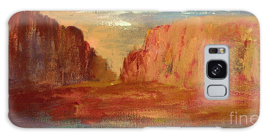 Painting Galaxy Case featuring the painting Red Sedona #1 by Julie Lueders 