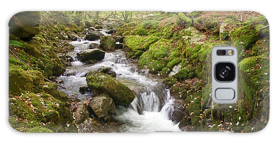 River Lyd Dartmoor Galaxy S8 Case featuring the photograph River Lyd on Dartmoor #1 by Pete Hemington