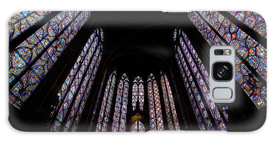 Paris Galaxy Case featuring the photograph Sainte Chapelle #1 by Songquan Deng