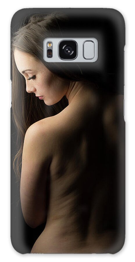 Sexy Galaxy Case featuring the photograph sexy Christmas #1 by La Bella Vita Boudoir