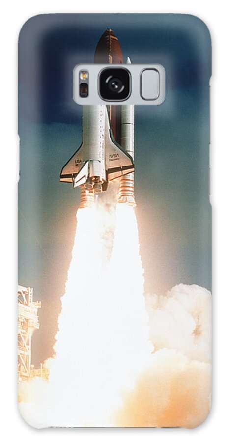 Space Telescopes Galaxy Case featuring the photograph Space Shuttle Launch by NASA Science Source