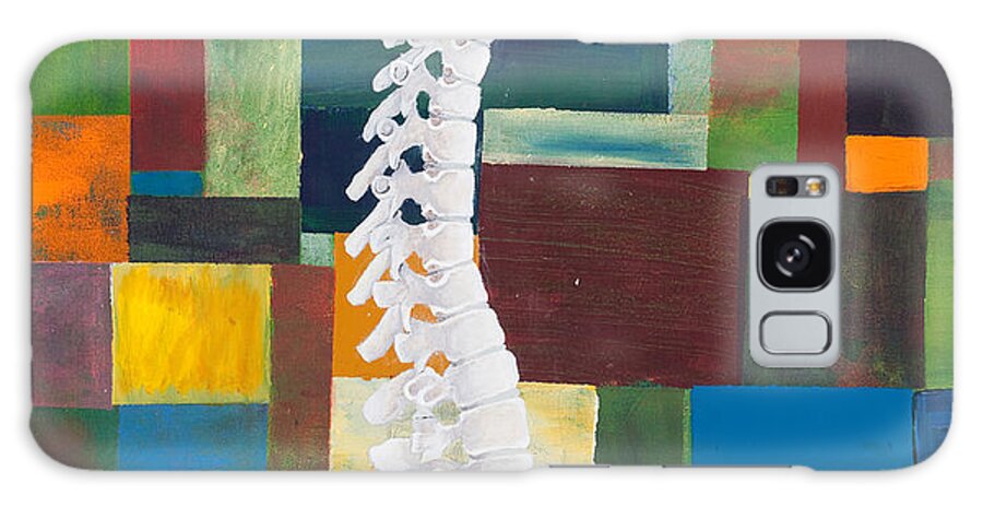 Chiropractic Galaxy Case featuring the painting Spine by Sara Young