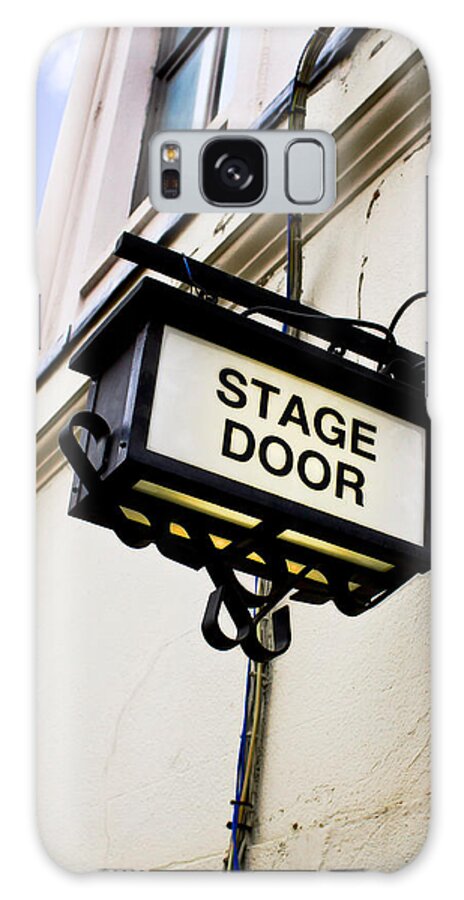 Acting Galaxy Case featuring the photograph Stage door sign #1 by Tom Gowanlock