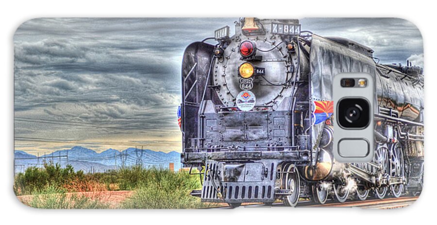 Fine Art Photography Galaxy S8 Case featuring the photograph Steam Train No 844 #1 by Donna Greene