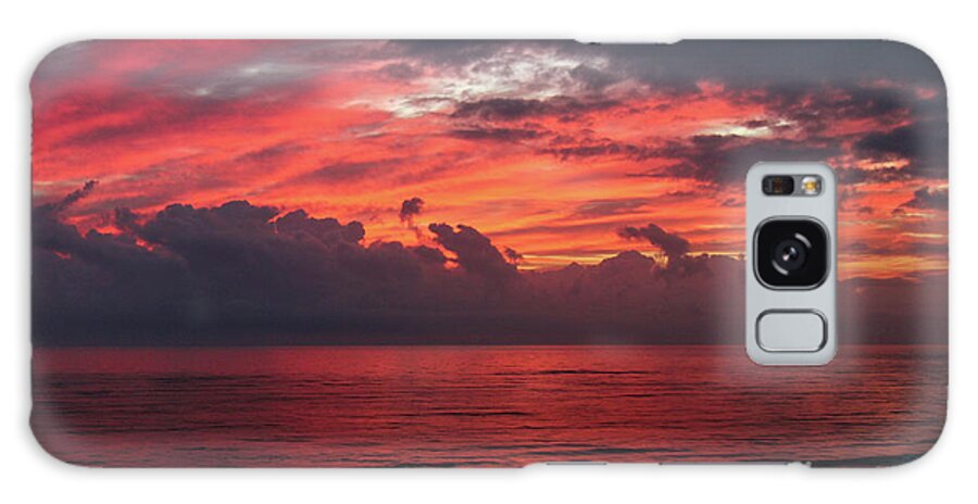 Beach Galaxy Case featuring the photograph Sunrise #2 by Les Greenwood