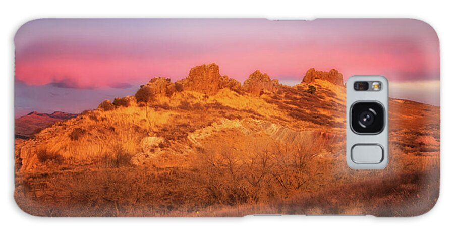 Devil's Backbone Galaxy Case featuring the photograph Sunrise on Devil's Backbone, Larimer County, Colorado #1 by Ronda Kimbrow