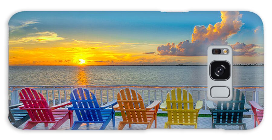 Rocky Point Galaxy Case featuring the photograph Tampa Bay Sunset by Lance Raab Photography