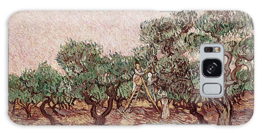 The Galaxy Case featuring the painting The Olive Pickers by Vincent van Gogh
