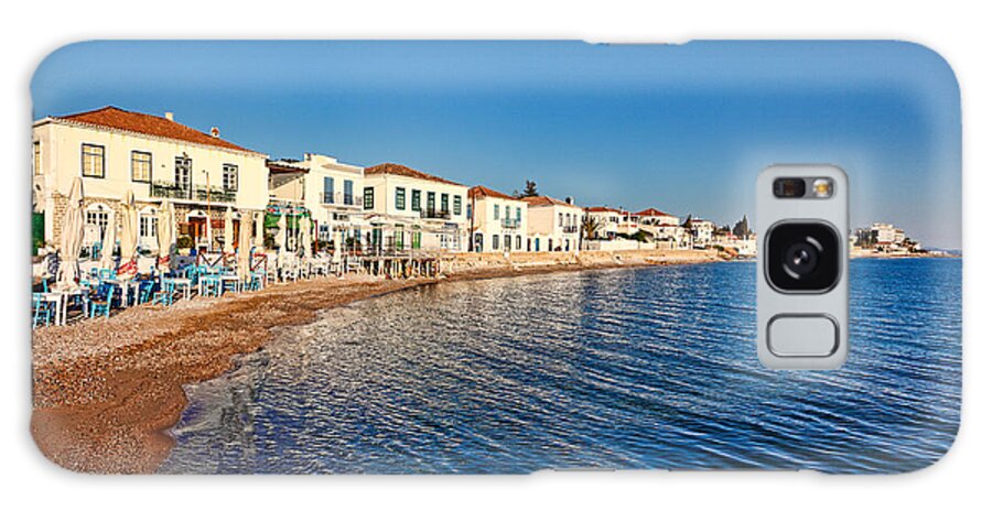 Architecture Galaxy Case featuring the photograph The town of Spetses island - Greece #1 by Constantinos Iliopoulos