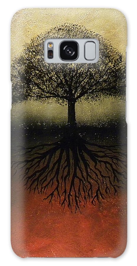 Tree Galaxy S8 Case featuring the painting The Tree of Life #2 by Edwin Alverio