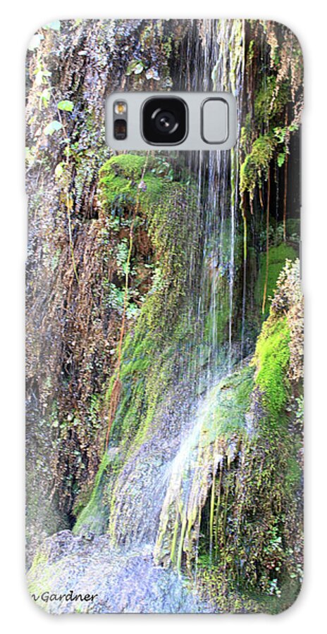 Waterfall Galaxy Case featuring the photograph Tonto Waterfall Cave #1 by Matalyn Gardner