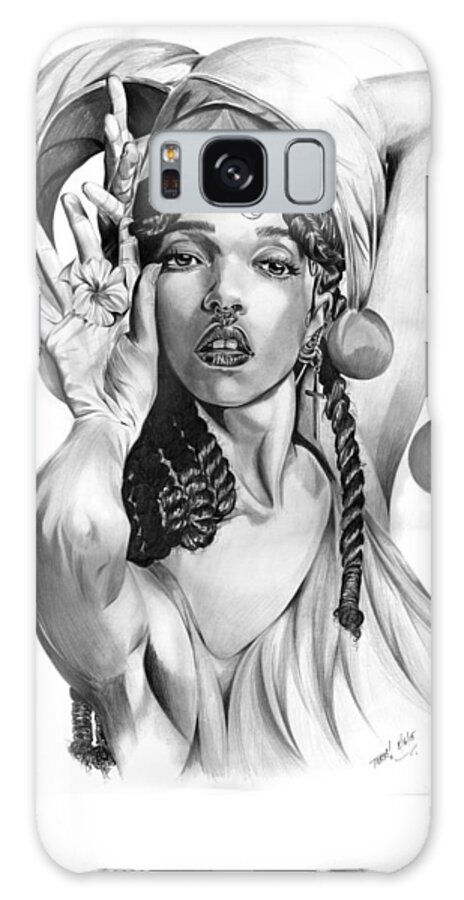 Fka Galaxy Case featuring the drawing Twigs #1 by Terri Meredith