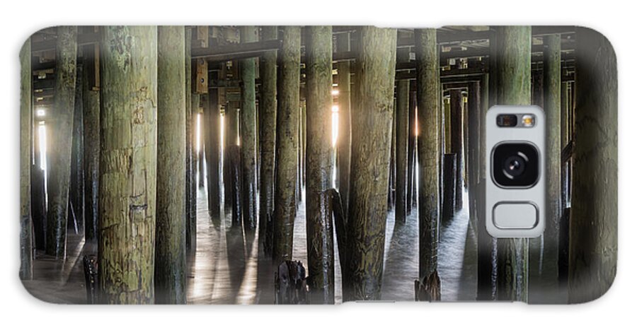 New Jersey Galaxy Case featuring the photograph Under the Boardwalk #1 by Kristopher Schoenleber