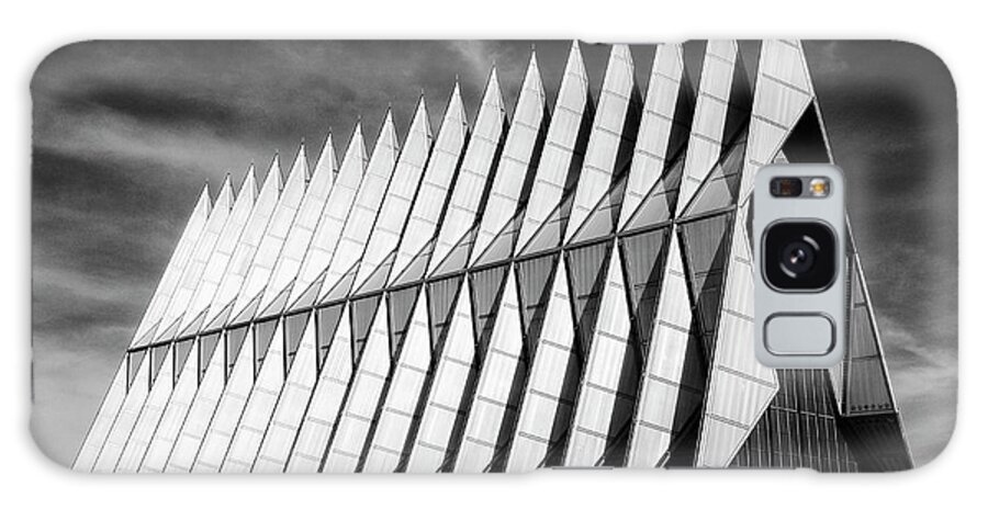 Architecture Galaxy Case featuring the photograph United States Air Force Academy Cadet Chapel 5 by Bob Christopher