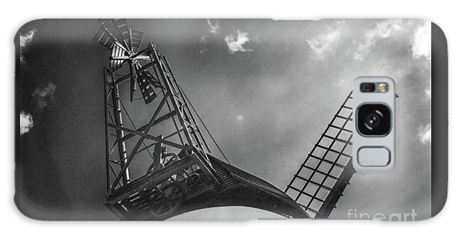 Windmill Galaxy Case featuring the photograph Unusual View of Windmill - St Annes - England by Doc Braham