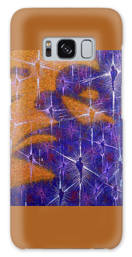 Color Galaxy Case featuring the painting Volition Nebula by Stephen Mauldin