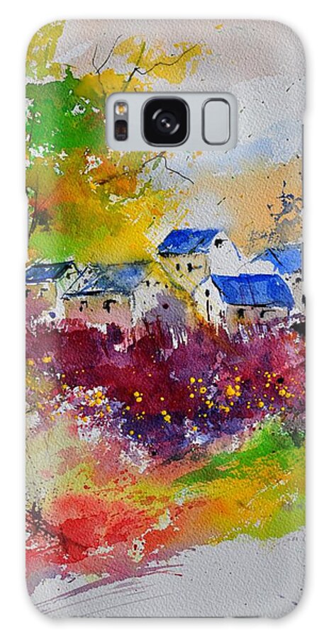 Landscape Galaxy Case featuring the painting Watercolor 119060 #2 by Pol Ledent