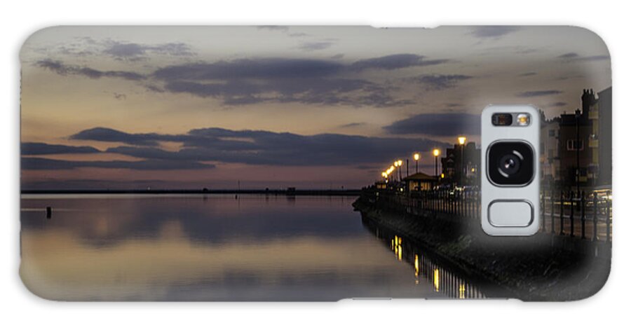 Beautiful Galaxy Case featuring the photograph West Kirby Promenade Sunset by Spikey Mouse Photography