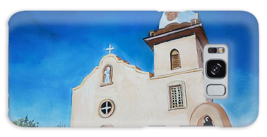 Ysleta Galaxy Case featuring the painting Ysleta Mission #1 by Melinda Etzold