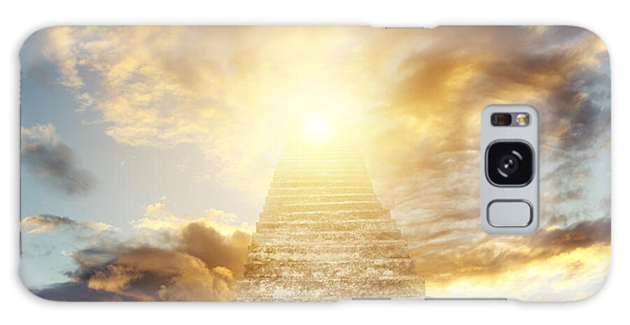 Stairway To Heaven Galaxy Case featuring the photograph Stairway to heaven #10 by Les Cunliffe