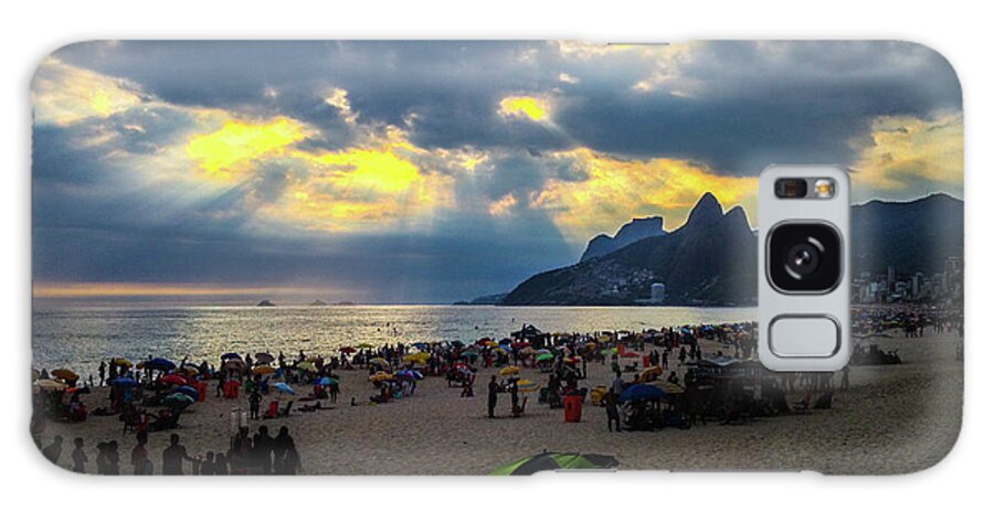 Ipanema Galaxy Case featuring the photograph Ipanema Beach #12 by Cesar Vieira