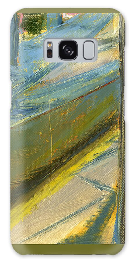 Abstract Galaxy S8 Case featuring the painting Untitled #252 by Chris N Rohrbach