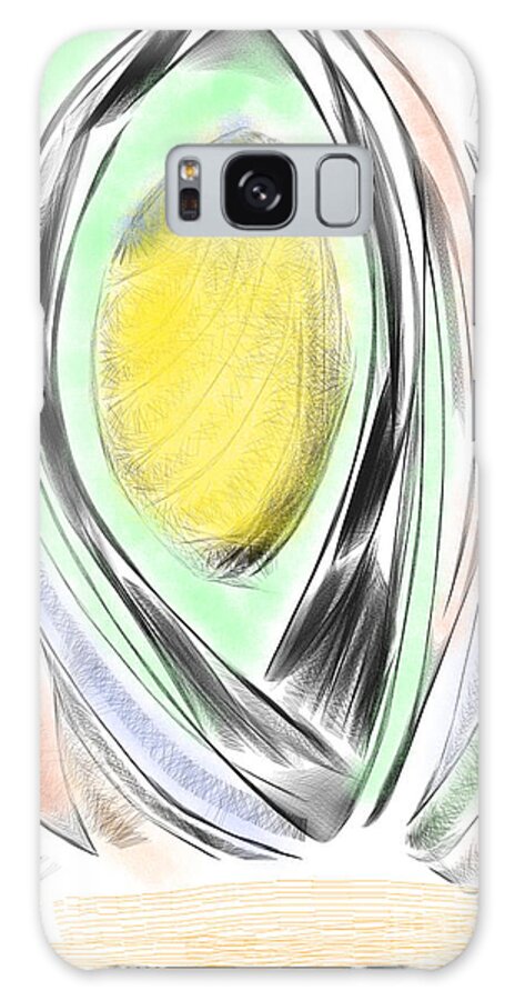 Digital Artwork Galaxy S8 Case featuring the digital art Digital Abstract #13 by Ania M Milo