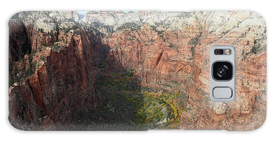 Zion Galaxy Case featuring the photograph Zion National Park in Autumn #13 by Pierre Leclerc Photography