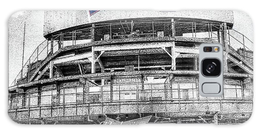 Vintage Galaxy Case featuring the photograph 1373 Vintage Wrigley Field by Steve Sturgill