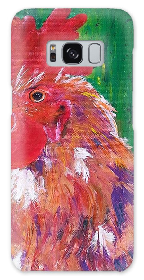 Trouble Two Galaxy S8 Case featuring the painting #14 Trouble Two #14 by Cheryl Nancy Ann Gordon