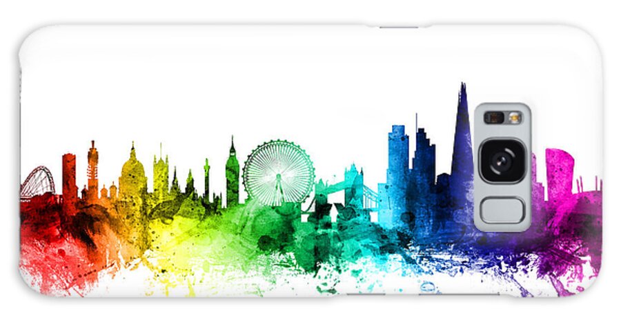 London Galaxy Case featuring the digital art London England Skyline #16 by Michael Tompsett