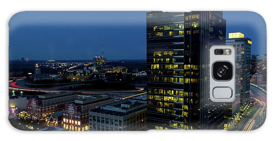 Atlanta Galaxy Case featuring the photograph 17th Street Skyline by Kenny Thomas