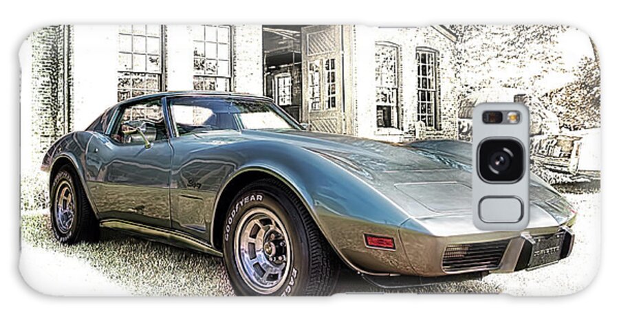 1976 Galaxy Case featuring the photograph 1976 Corvette Stingray by Susan Rissi Tregoning