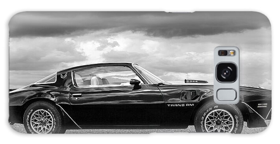 Pontiac Galaxy Case featuring the photograph 1978 Trans Am In Black And White by Gill Billington