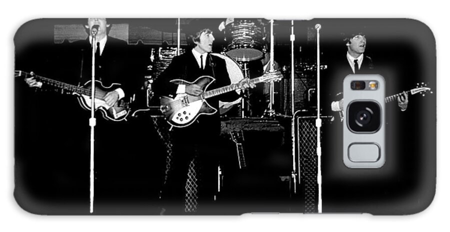 Beatles Galaxy Case featuring the photograph Beatles In Concert 1964 by Larry Mulvehill