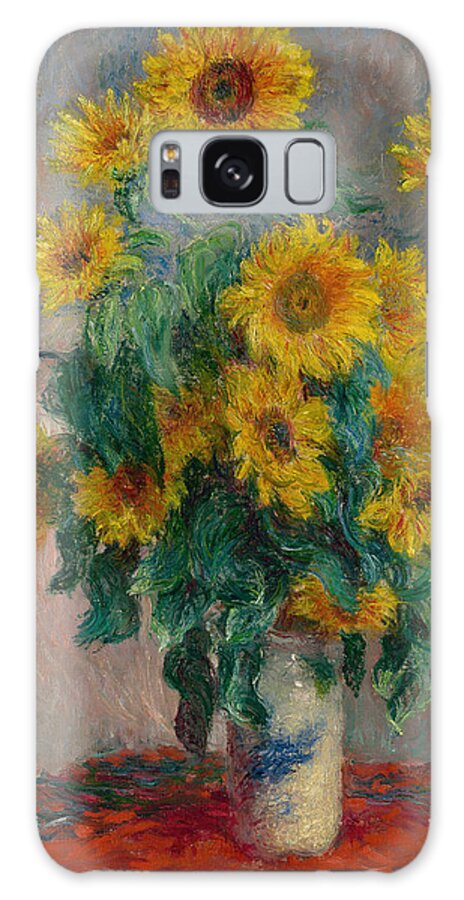 Monet Galaxy Case featuring the painting Bouquet of Sunflowers by Claude Monet
