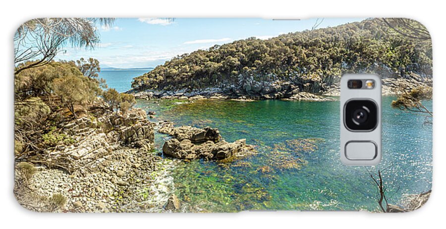 Australian Galaxy Case featuring the photograph Bruny Island Tasmania #2 by Benny Marty