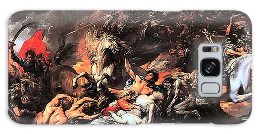 Benjamin West Galaxy S8 Case featuring the painting Death On A Pale Horse #2 by Benjamin West