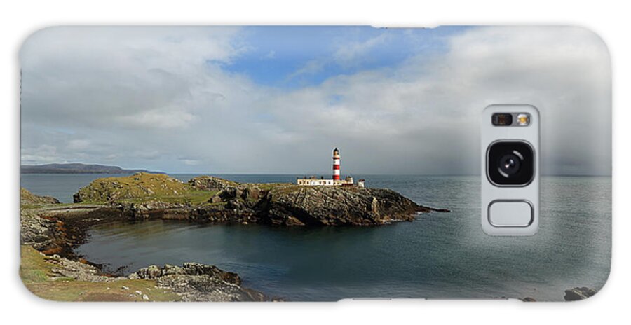 Eilean Glas Lighthouse Galaxy Case featuring the photograph Eilean Glas Lighthouse #3 by Maria Gaellman