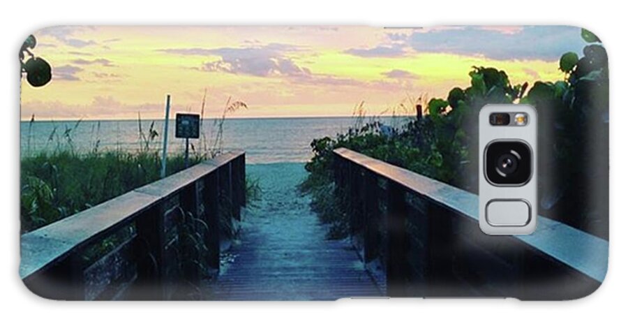  Galaxy Case featuring the photograph Ocean View from the Boardwalk by Jennifer Rose Donohue
