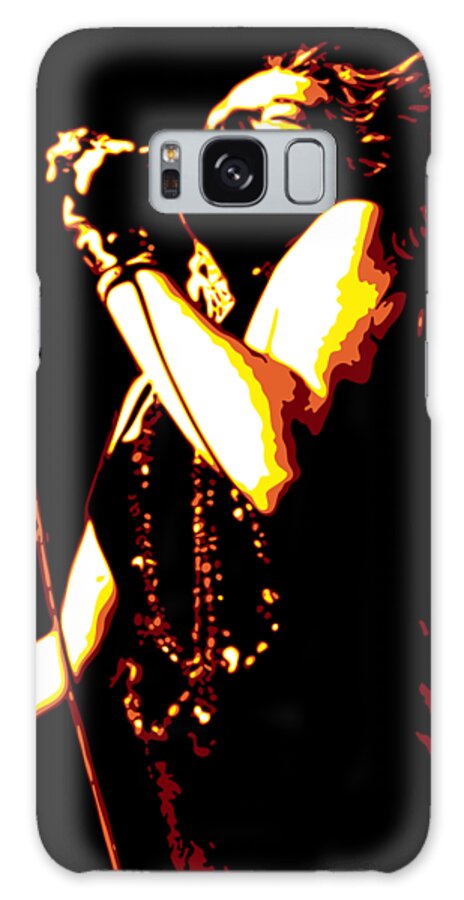 Janis Joplin Galaxy Case featuring the digital art Janis Joplin by DB Artist