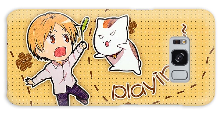 Natsume's Book Of Friends Galaxy S8 Case featuring the digital art Natsume's Book of Friends #2 by Super Lovely