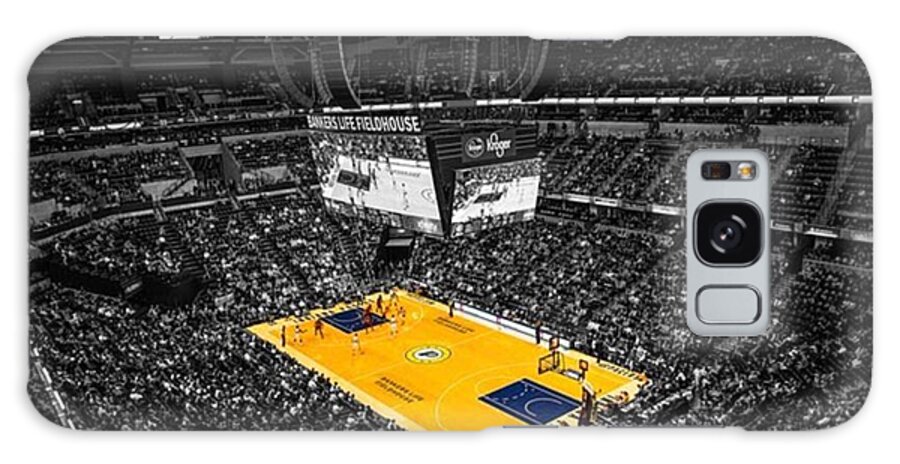 Indianapolis Galaxy Case featuring the photograph #pacers #pacersgamenight #pacersvsspurs #2 by David Haskett II