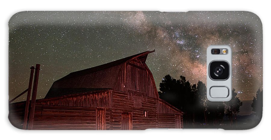 All Rights Reserved Galaxy Case featuring the photograph 2 Percent Milk At The Moulton Barn by Mike Berenson