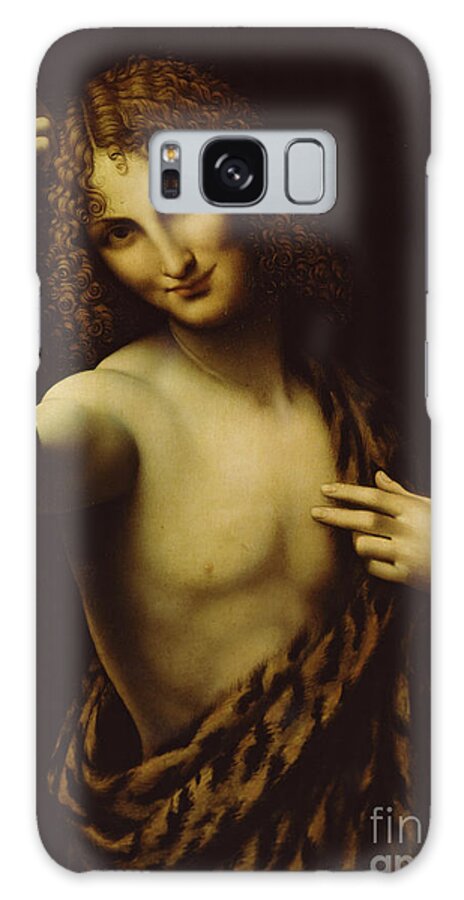 Da Vinci Galaxy Case featuring the painting Saint John the Baptist by Leonardo Da Vinci