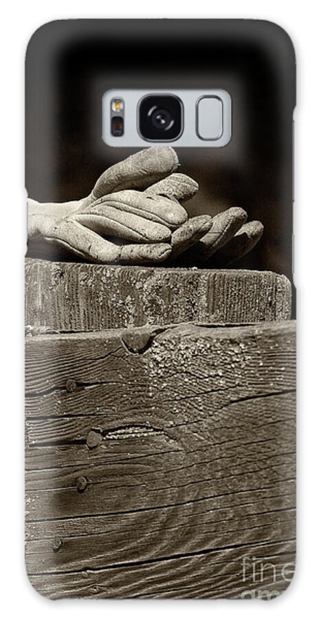 Black & White Galaxy Case featuring the photograph Taking A Break #2 by Sandra Bronstein