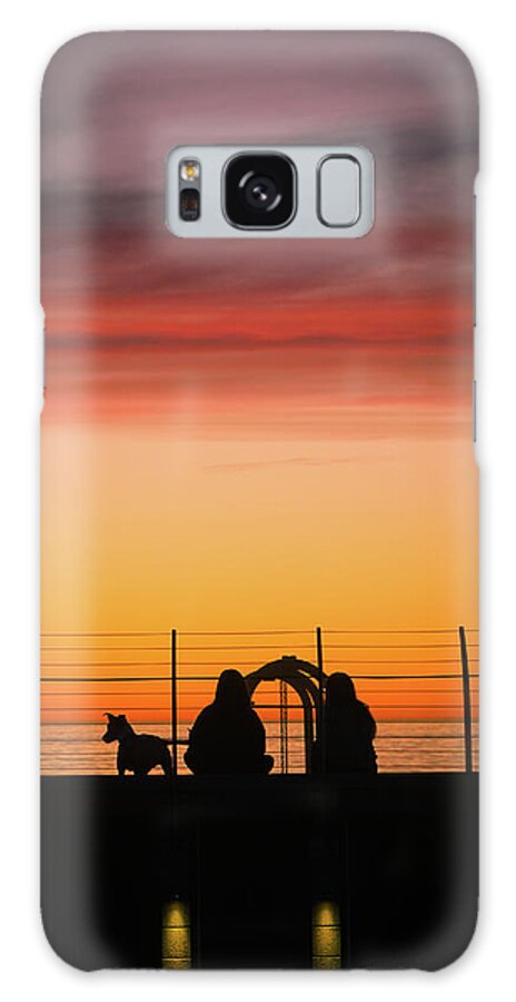 Sunset Galaxy Case featuring the photograph 22nd St Sunset by Michael Hope